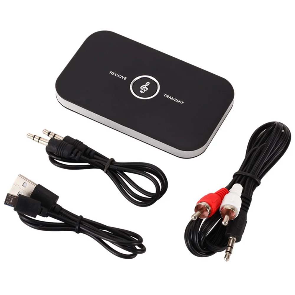 2in 1 Blutooth 5 0 Audio Transmitter Receiver 3 5mm AUX Jack RCA USB Stereo Music Wireless Adapter For Headphone Car Soeaker TV