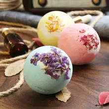 1 шт. сухой цветок увлажняющий шар Бомба для ванны эфирное масло для ванны спа снятие стресса отшелушивающая соль для ванны для купания