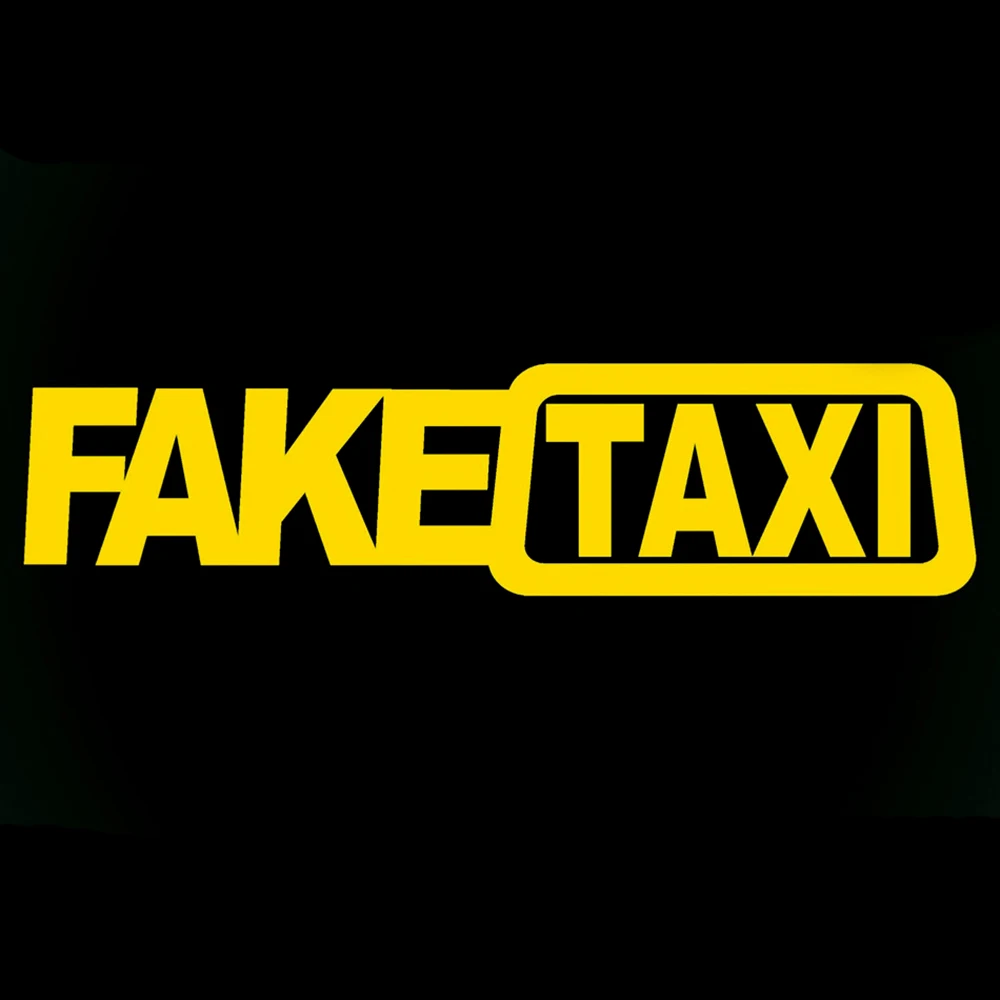 0.15US $ |1PC Car Sticker Reflective FAKE TAXI Car Stickers Vinyl Funny Win...