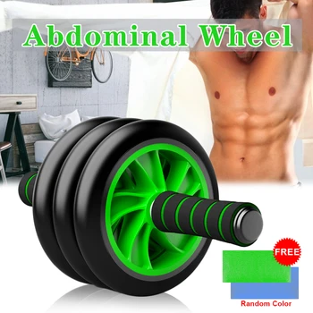

Abdominal Exercise Abs Rollers Three Wheel Fitness Home Sport Training Muscle Exercise Gym Training Equipment