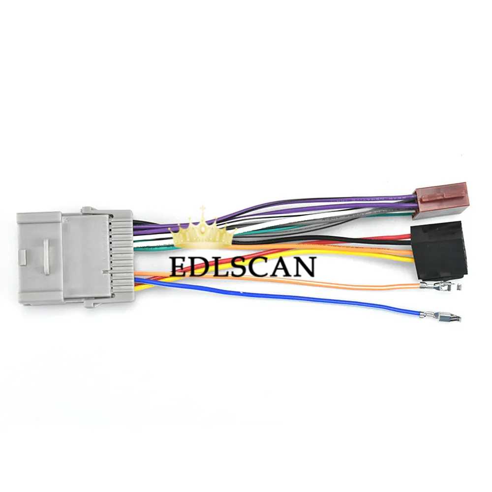 EDLSCAN ForGM 1998-2008 автостерео радио адаптер кабель ISO жгут проводов 12-042