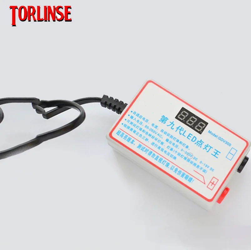 

LED strip test Output 0-300V Smart-Fit Lamp beads Light board LED Backlight Tester Tool Voltage Display for All LED Application