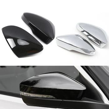 

Chrome ABS Rearview Mirror Covers For VW T-ROC 2014-2019 Skoda Octavia Mk3 A7 5E Carbon Look Protection Accssories