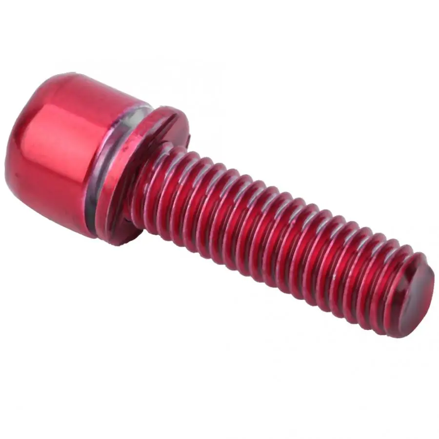 M5x18mm 6 шт. винт для велосипеда болт с разделителем велосипед из титанового сплава перекладина руля части вынос руля велосипеда винт