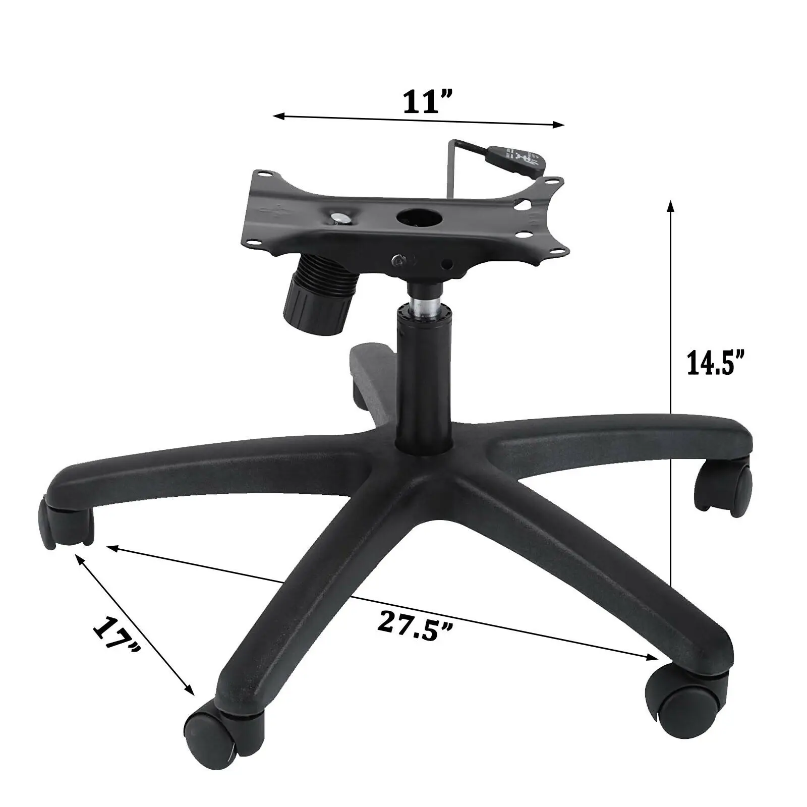 Swivel Office Chair Base Gaming Chair Replacement W/Rollers Computer Executive Chairs Game's Chair Armchair Accessories 28