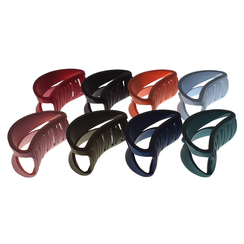 

1pcs Fashion 2019 Frosted Moon Cambered Hair Claw Women Hair Barrettes Crab Hair Accessories Candy Colors Hairpins Headwear