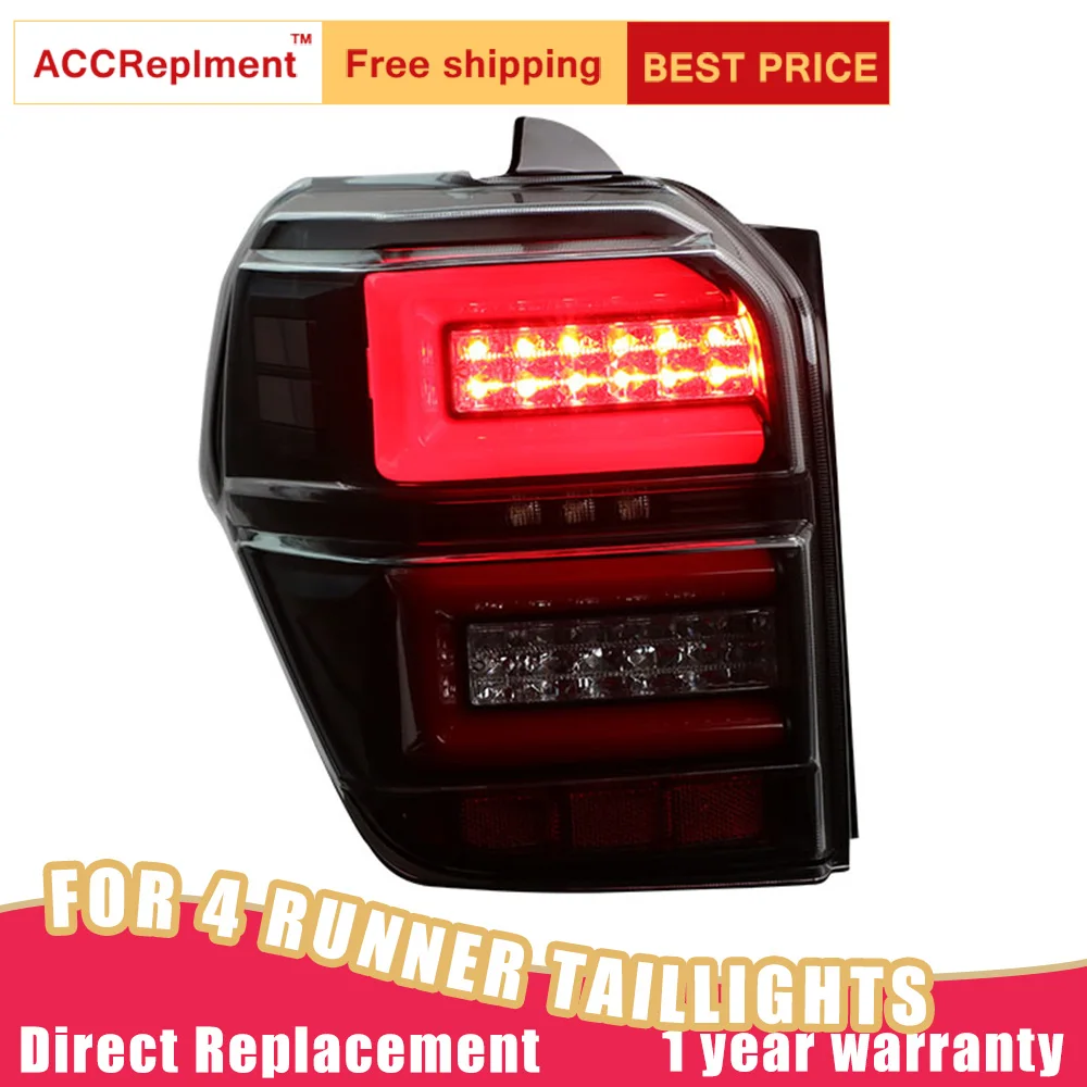 New LED Taillight Assembly For Toyota 4Runner 2010-2021 LED Rear Lamp Brake Reverse Light Rear Back Up Lamp DRL Car Taillight