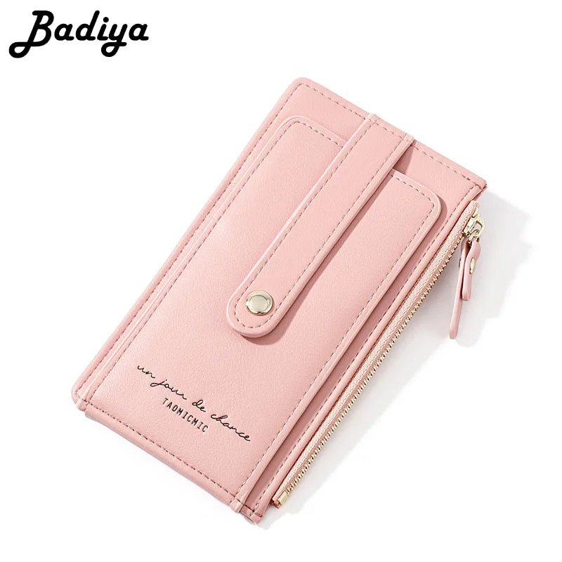 

RFID Women Wallet Multifunction Zipper Buckle Coin Purse Multi-card Position Credit Card Holder Fashion Casual Female Clutch Bag