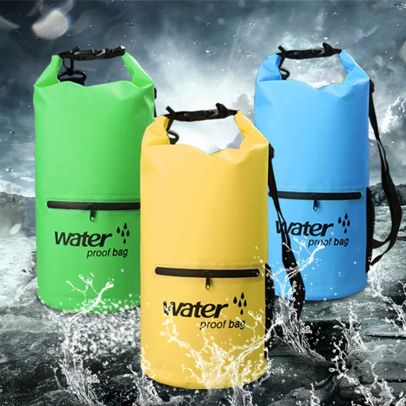 10L 20L ПВХ Ultralight Водонепроницаемый мешок сухой треккинг Открытый Спорт Кемпинг Пеший Туризм Дайвинг Плавание Waterbag хранения сумки