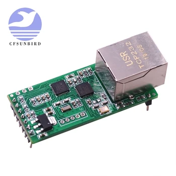 

USR-TCP232-T2 RS232 Serial to Ethernet Module Tcp Ip UDP Network Converter Module TTL Lan Module with RJ45 Port
