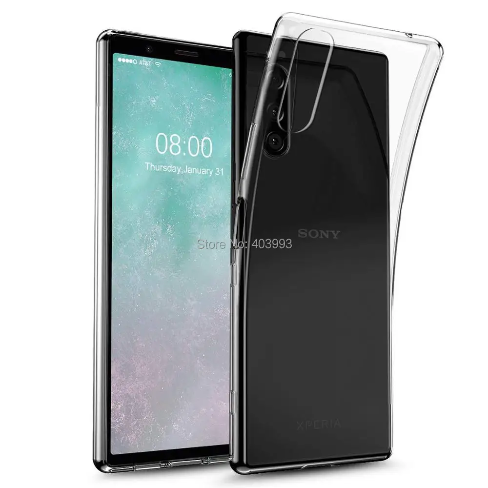 Чехол для Sony Xperia 5 мягкий силиконовый чехол J8210 J8270 J9210 | Мобильные телефоны и