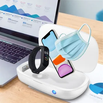 

Mini Sterilization Box Multifunctional Cell Phones Toothbrush Mask Comestic Tool UV Light Sterilizer Disinfection Machine#30