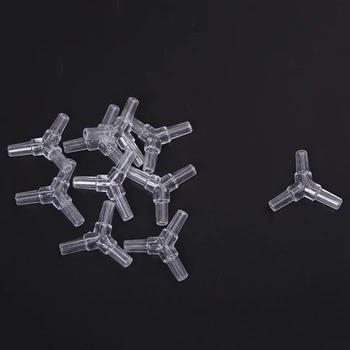 

New 10 x Aquarium 3 way Connector Airline Connector for Aquarium Air Hose