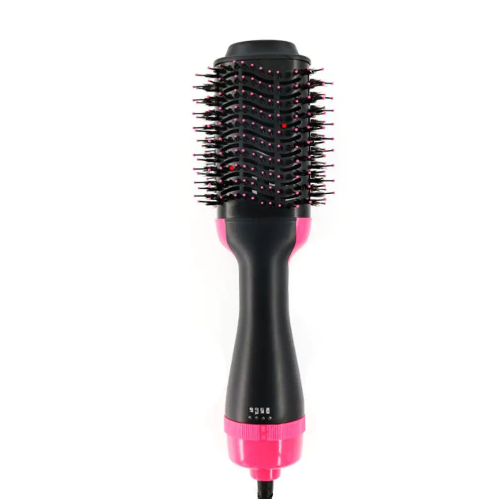 2 in 1 Multifunction Hair Dryer Rotating Brush Roller Rotate Styler Comb Styling Straightening Curling Iron