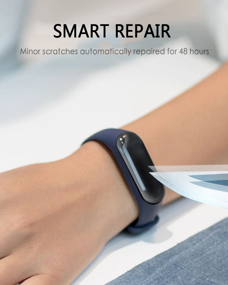 TPU Protective Film For Xiaomi Smart Bracelet 4 Optical Enhancement Tempered Film Scratch-Resistant Screen Protector TPU Protective Film For Xiaomi Smart Bracelet 4 Optical Enhancement Tempered Film Scratch-Resistant Screen Protector