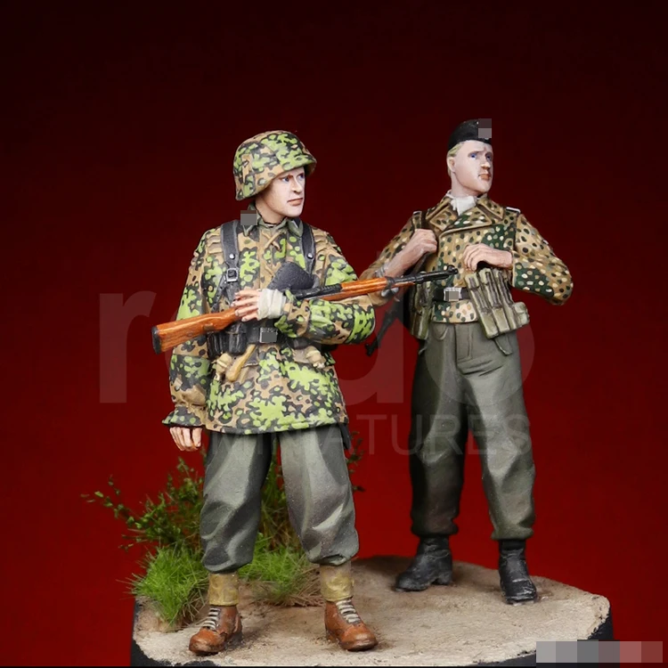1//10 Bust DAK Panzer Officer Military Figure Series Unpainted Resin Model Kit