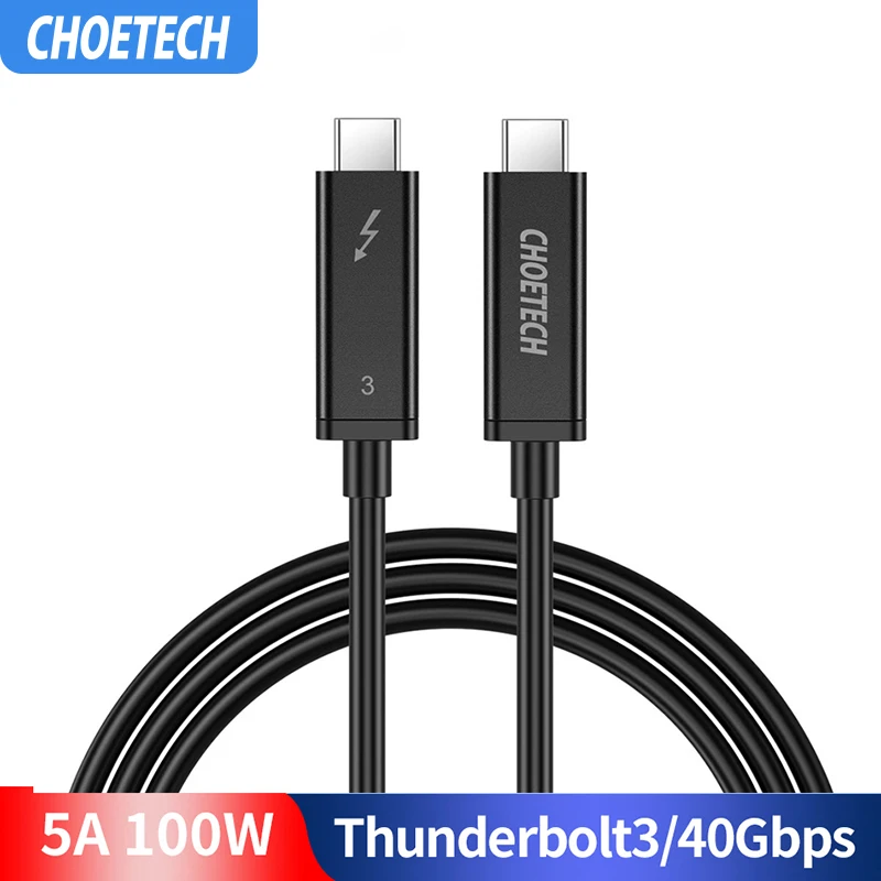 Skup Thunderbolt 3 kabel 2 M 6.5f 40 gb s 100W 5A 20V wsparcie 5K UHD lub 4K 60HZ wyświetlacz rodzaj usb C kabel HDMI do 2016 2018 Macbook Pro