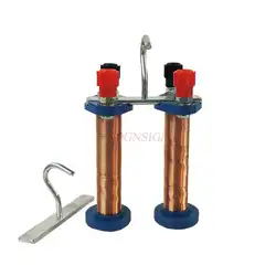 Eletromagnetismo físico do equipamento do experimento experimentador ferradura em forma de tira removível eletromagnetismo físico