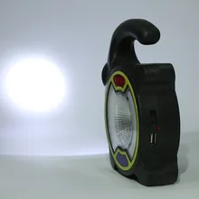 Открытый Отдых ручной Кемпинг лампы зарядка через usb Предупреждение светильник со вспышкой светильник мульти-функциональный Солнечный Мощность светодиодный аварийный светильник