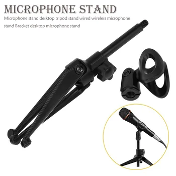 

Professional Bluetooth Wireless Microphone Stand Desktop Tripod Stand Bracket Monopods