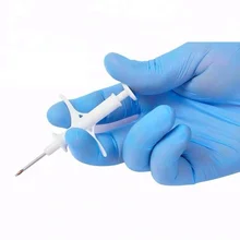 60 шт. стеклянная бирка с имплантатором 2,12*12 мм ISO11784/785 FDX-B черепаха использование ICAR сертификат чип для домашнего животного микрочип для собак лошадь микрочип