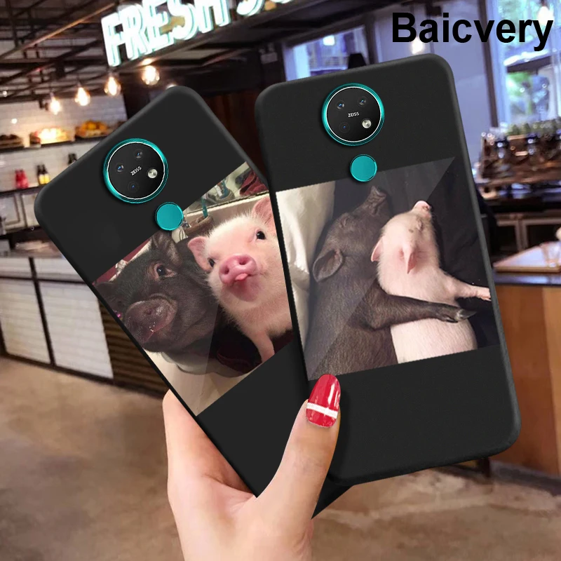 Чехол-бампер из тпу для Nokia 7 2 TA-1196 TA-1181 TA-1178 TA-1193 телефонные чехлы задняя крышка