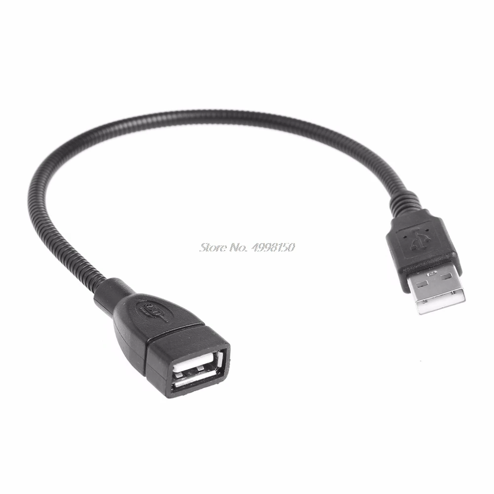 Гибкий сетчатый металлический USB 2 0 кабель для передачи данных питания подставка