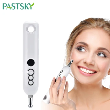 

New Upgrade Electronic Massage Pen Pulse Acupoint Stimulator Physical Therapy Meridian Relief Pain Electrode pad