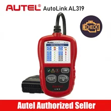 Autel AutoLink AL319 автоматический диагностический инструмент OBD2 считыватель кода autel al319 сканер automotriz считывание и стирание кода PK elm327 ML319