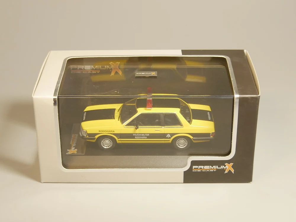 Премиум X 1:43 Ford DEL REY Ouro Policia Militar Rodoviaria 1982 литая модель автомобиля