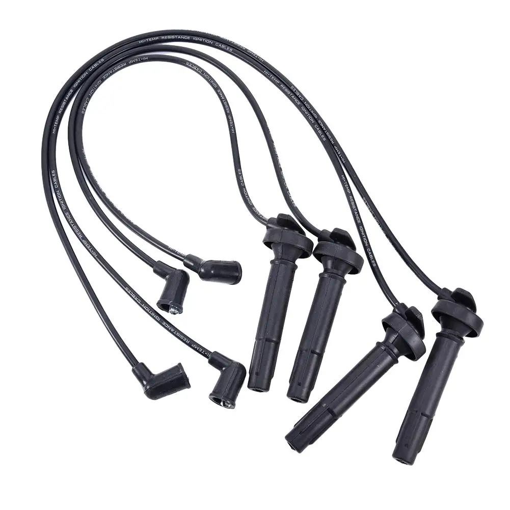  4pcs Set Car Ignition Lines Sub Cylinder Wires For Spark Plug Cable For For SUBARU FORESTER 2005-20