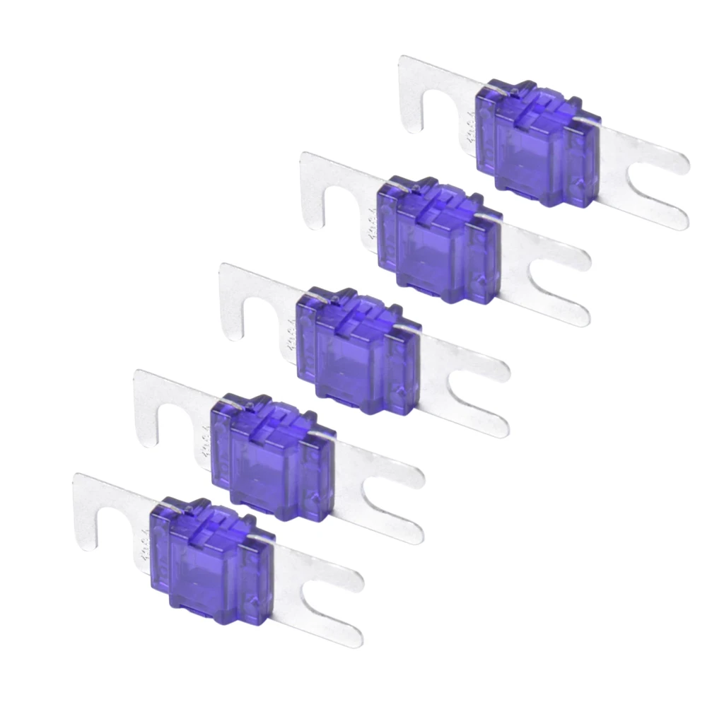 10pcs 100A+80A High Quality Nickel Plated Car Audio Mini ANL Type Blade Fuse