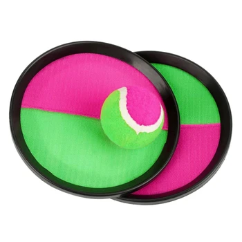 

Toss and Catch Game Set Paddle Catch Ball Game Outdoor Sports Catch Ball Game Set for Kids Playing