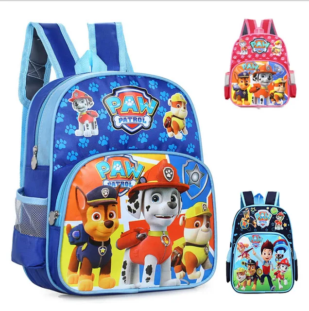2021 New Paw Patrol Cartoon Backpack for Baby Boys Girls Children Lovely Schoolbag Kindergarten Backpack Kids Birthday Gift 1