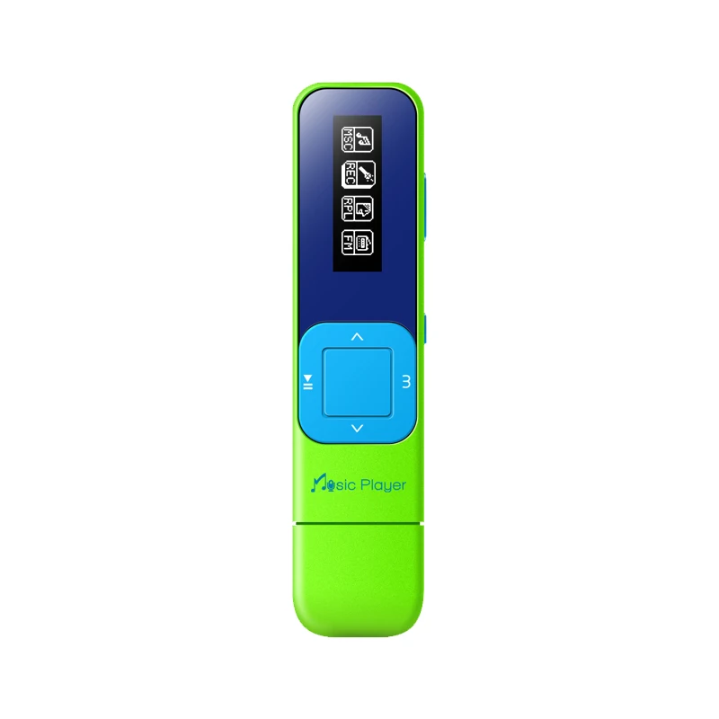 Q1 Green IQQ Q1 mp3 плеер мини портативный музыкальный плеер bulit-in 8 Гб с FM/запись Hifi без потерь набор для бега 100 воспроизведения для детей - Цвет: Q1 Green