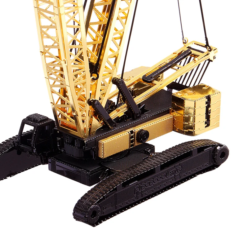 3D металлические головоломки P081GK гусеничный кран Грузовики Игрушки для детей Домашняя работа машинка-головоломка 3D игрушка
