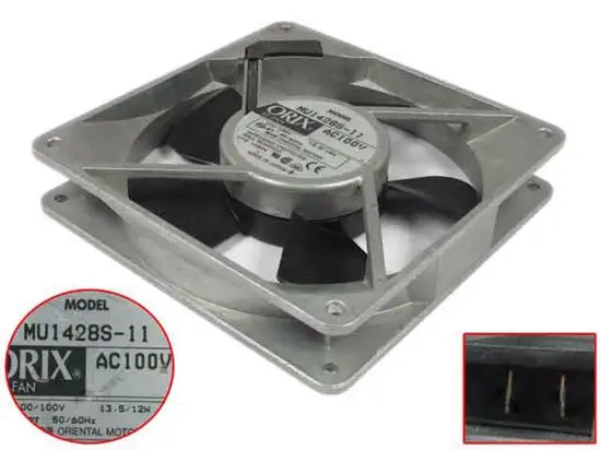 

ORIX MU1428S-11 AC 100V 13,5 W 140x140x28mm серверный квадратный вентилятор