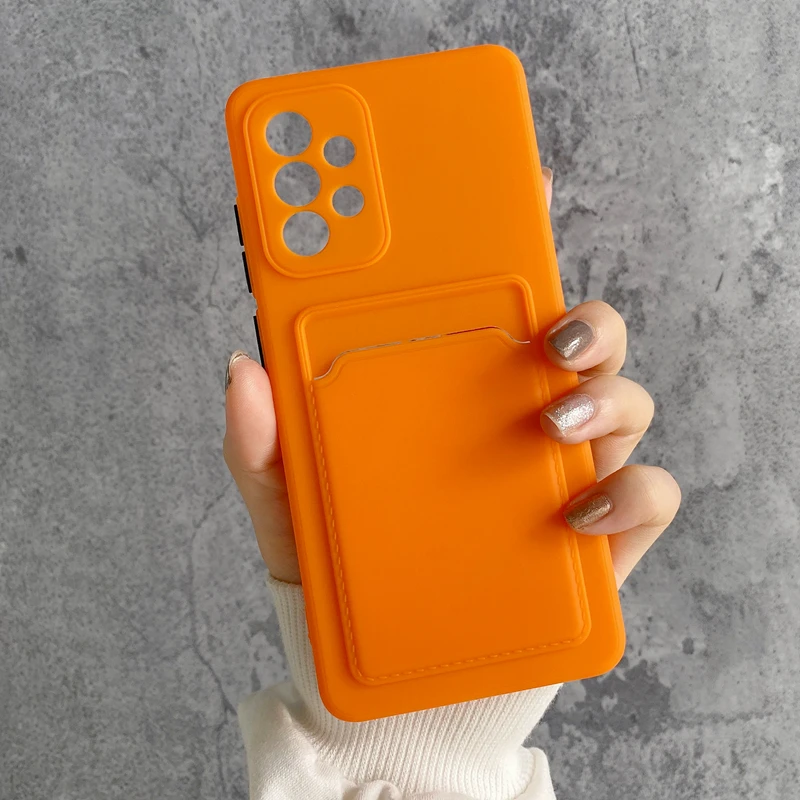 Universal Silicone Wallet Slot Phone Case with Card Holder Pocket