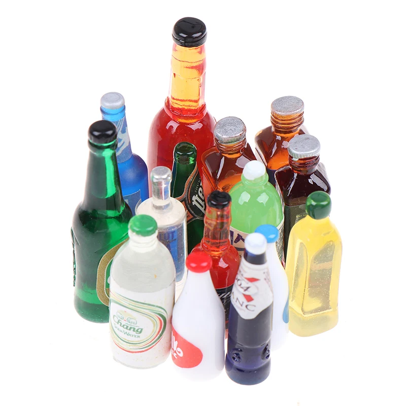 Best Offers Furniture-Toys Dolls Kitchen-Accessories Miniature-Drinks-Bottles 1:12 Simulation 5pcs aVjbeql5y