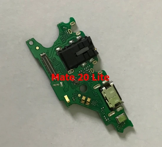 

10 Pcs/Lot USB Dock Connector Charging Port Charger Flex Cable Microphone Module Board For huawei mate 20 lite Repair Parts
