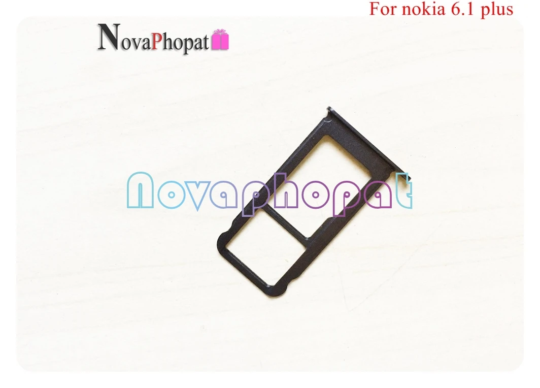 Novaphopat nokia6 1 сменный лоток для sim карт Nokia 5 6 2018 7 8 Plus держатель со слотом адаптером| |