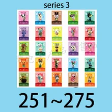 

(251~275),La forêt des animaux Series3 High New-Horizons NFC standard Size Card Ntag215 chip for NS Switch Game