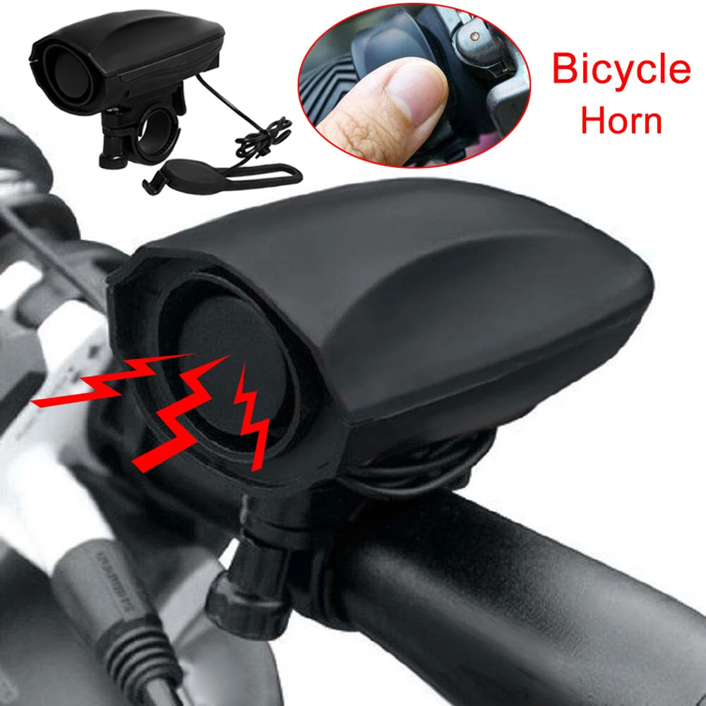 

Universal Loud 123db Electric Horn Bike Bicycle Horn Alarm Bell Safety Cycling Riding Ring Alarm Safety Bell Bicycle Accessories