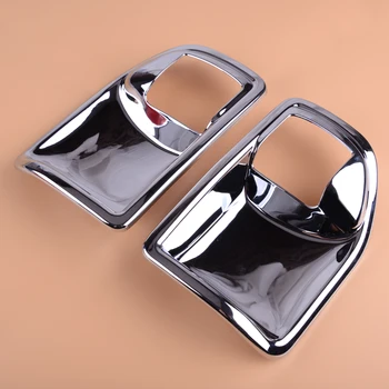 

beler Chrome Interior Door Handle Bowl Cover Trim ABS Fit for Jeep Wrangler JK 2011 2012 2013 2014 2015 2016 2017