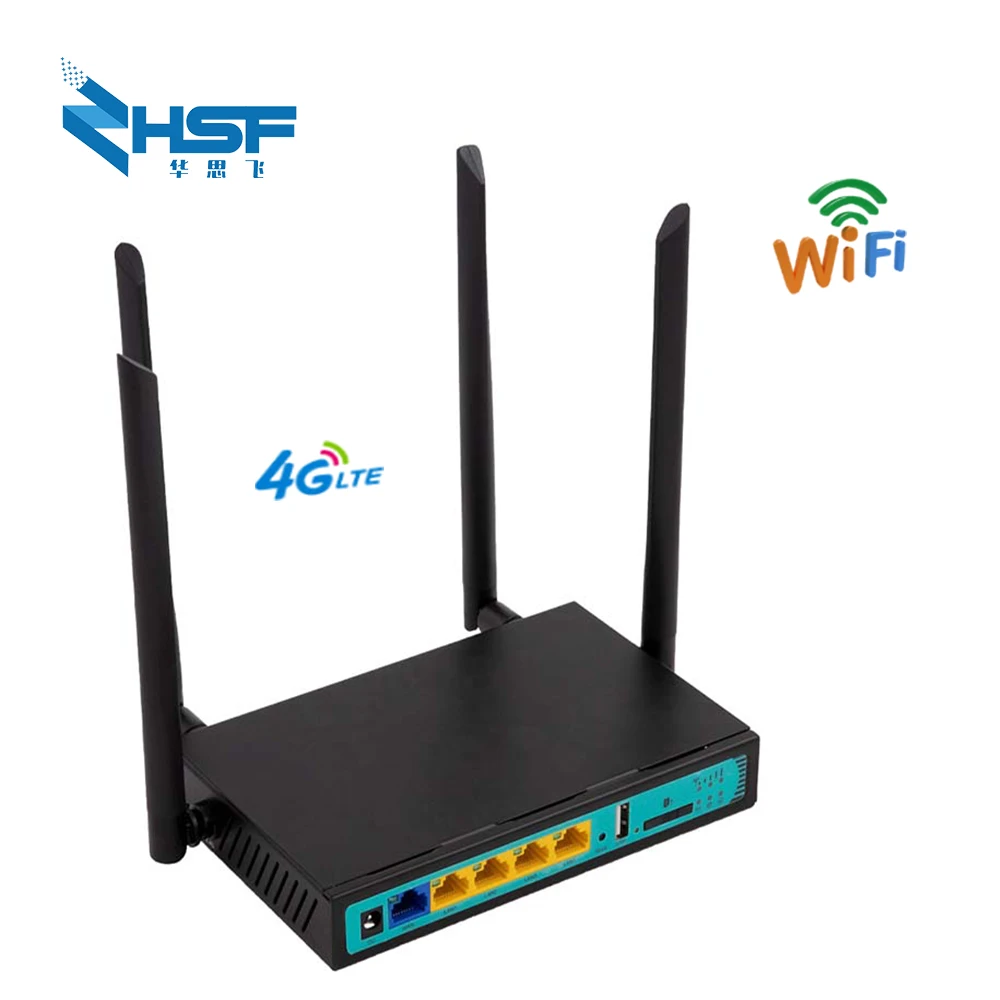 4G LTE промышленный беспроводной маршрутизатор 300 Мбит/с 3G4G CPE Wifi со слотом для SIM