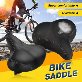 

1x Soft Bicycle Saddle Men Women Oversize Super Comfortable Bicycle Cycling Seat Universal For Mountain Bike Road Bicycle MTB
