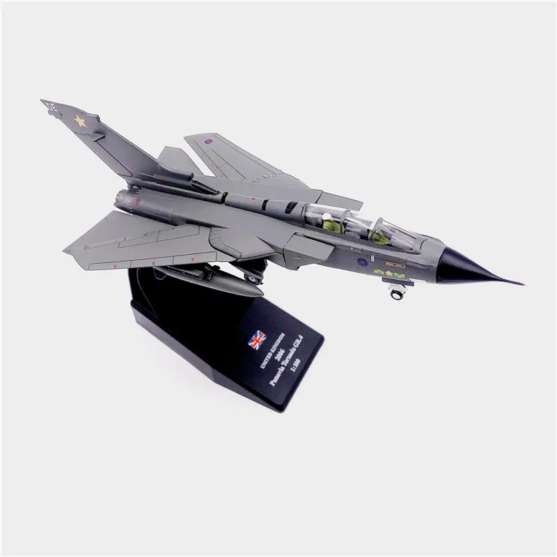 1/100 Scale United Kingdom Royal Air Force Panavia Tornado GR4 Aircraft Airplane Model Children Toys Collections Free Shipping