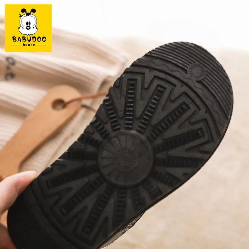 

Babudog New Style Children Brushed And Thick Snow Boots GIRL'S Sequin Korean-style Tube Casual Snow Boots