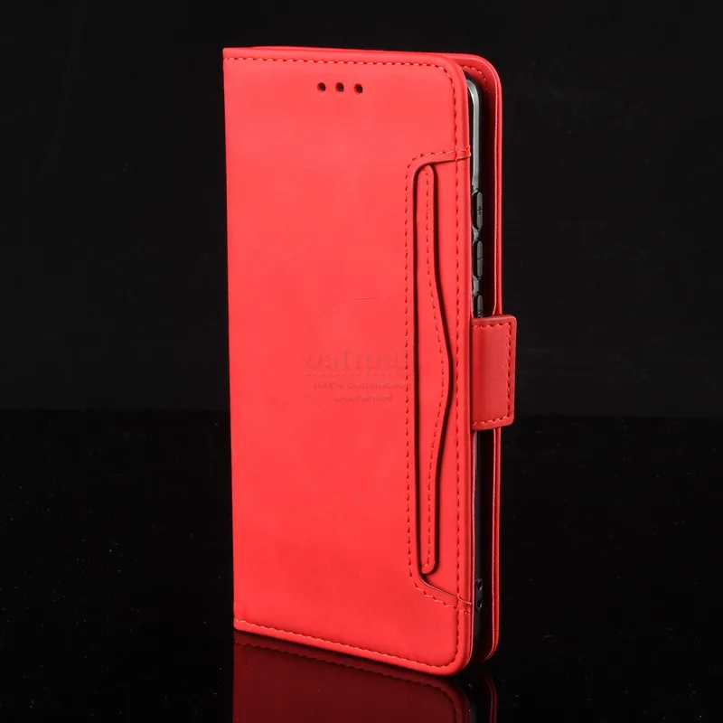 Чехол-кошелек s для Xiaomi Redmi 8A, чехол с магнитной застежкой, чехол-книжка для Xaomi Redmi 8, кожаный держатель для карт и фотографий, чехлы для телефонов - Цвет: Red