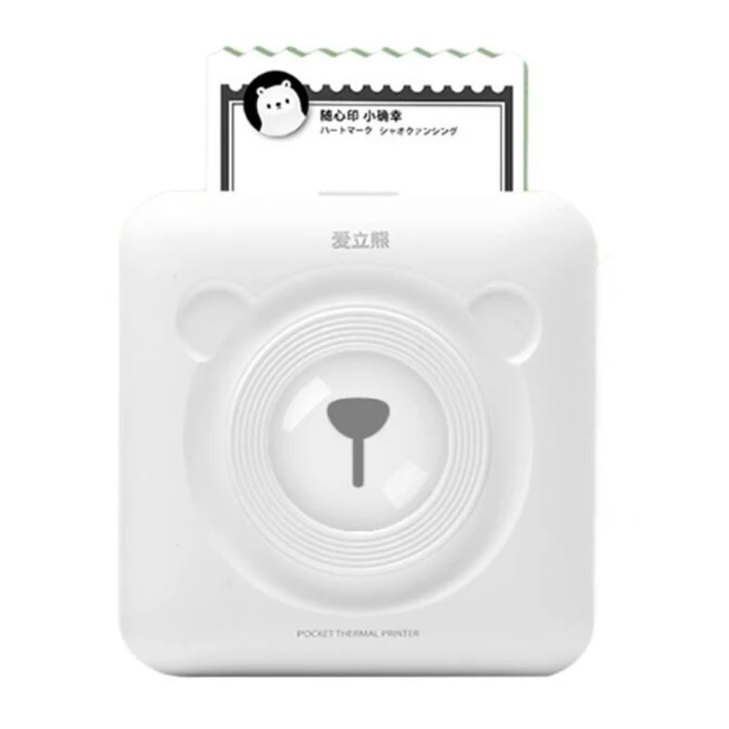 Портативный фотопринтер PeriPoge AR мини Термопринтер для наклеек на этикетки чеков